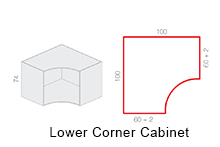 Lower Corner Cabinet